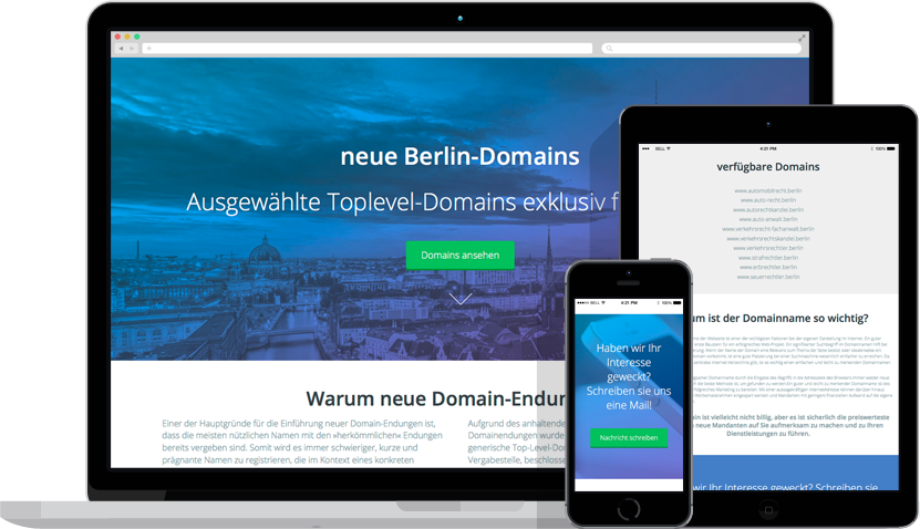 berlin domains devices